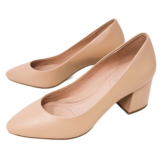 Taryn Rose Shoes - NEW TARYN ROSE LEATHER BLOCK HEEL PUMP-ROCHELLE